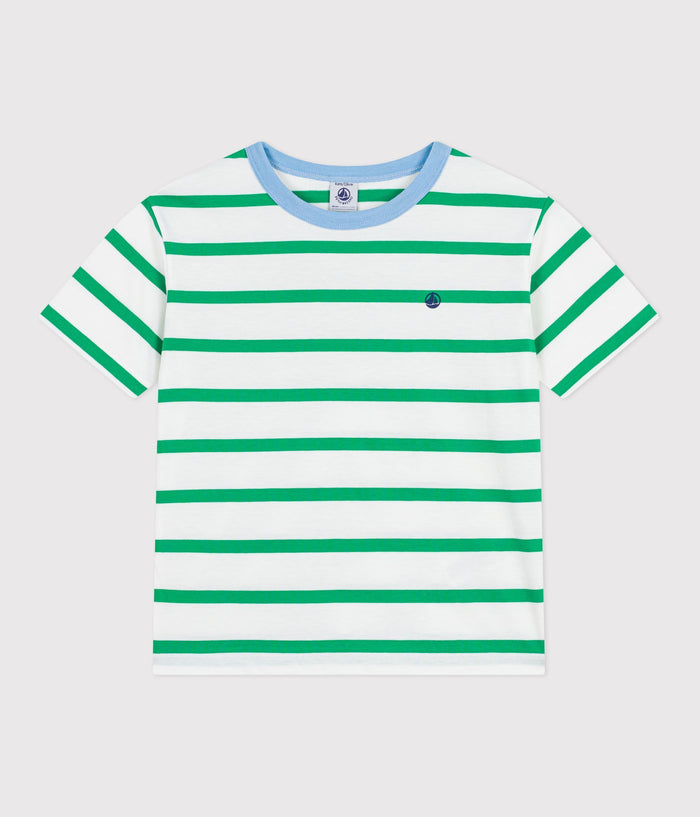 SS26 - A0F64 01 WHITE GREEN NEW ARRIVAL SPRING SUMMER 2026 STRIPES TOPS