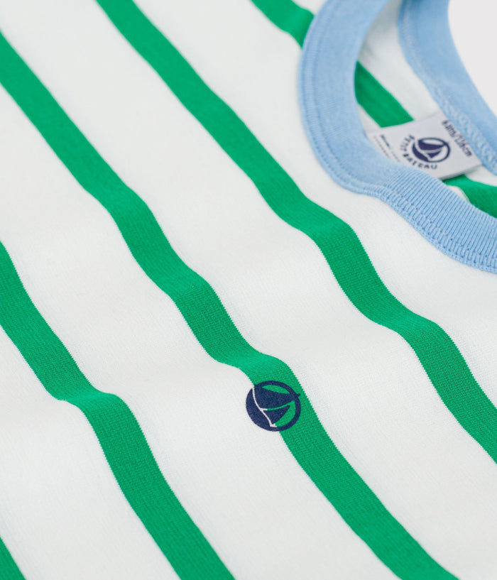 SS26 - A0F64 01 WHITE GREEN NEW ARRIVAL SPRING SUMMER 2026 STRIPES TOPS