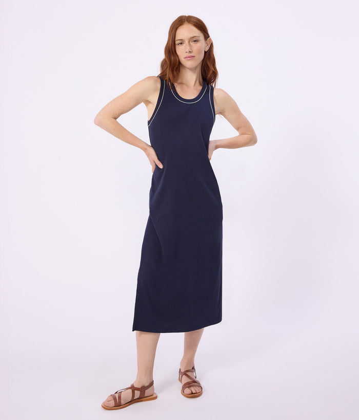 SS26 - A0F68 01 NAVY DRESSES PERMANENTS SPRING SUMMER 2026 WOMEN