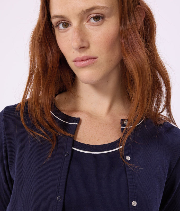SS26 - A0F69 02 NAVY SPRING SUMMER 2026 TOPS WOMEN