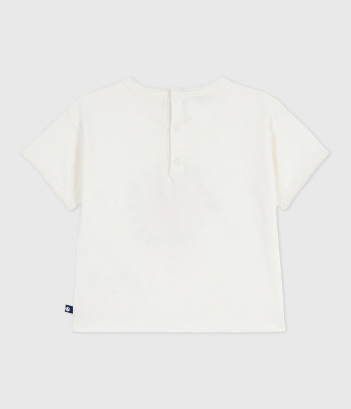 SS26 - A0F8Z WT 01 WHITE BABY FLORAL NEW ARRIVAL SPRING SUMMER 2026 TOPS