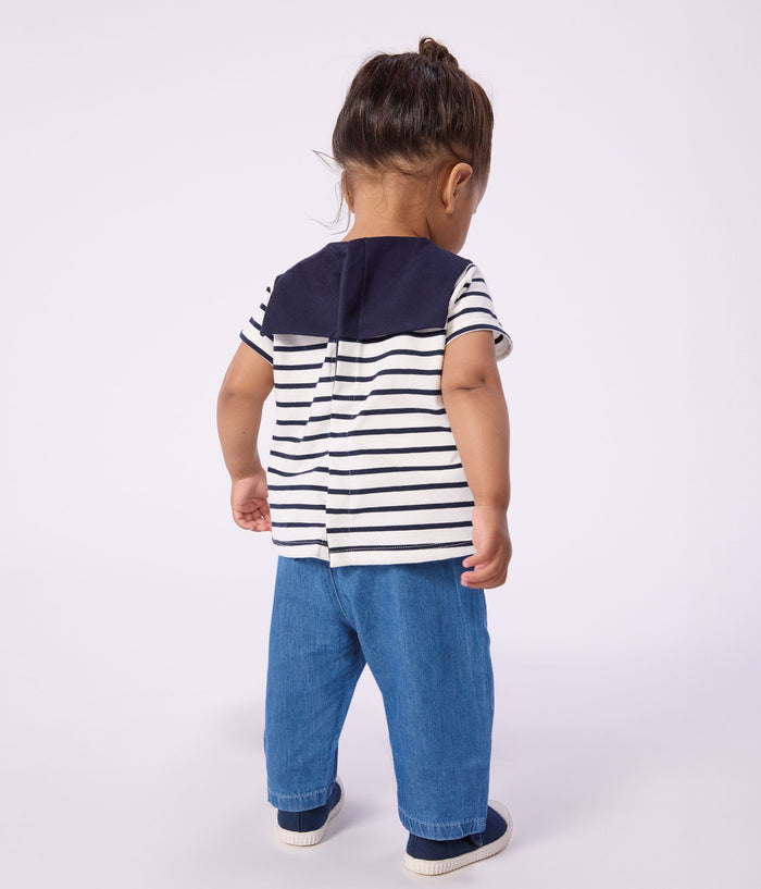SS26 - A0F94 01 WHITE NAVY NEW ARRIVAL SAILOR SPRING SUMMER 2026 STRIPES TOPS