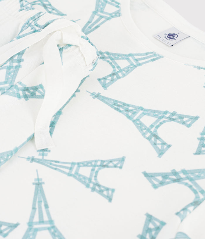 SS26 - A0F9F 01 WHITE BLUE PAJAMAS PARISIAN SPRING SUMMER 2026