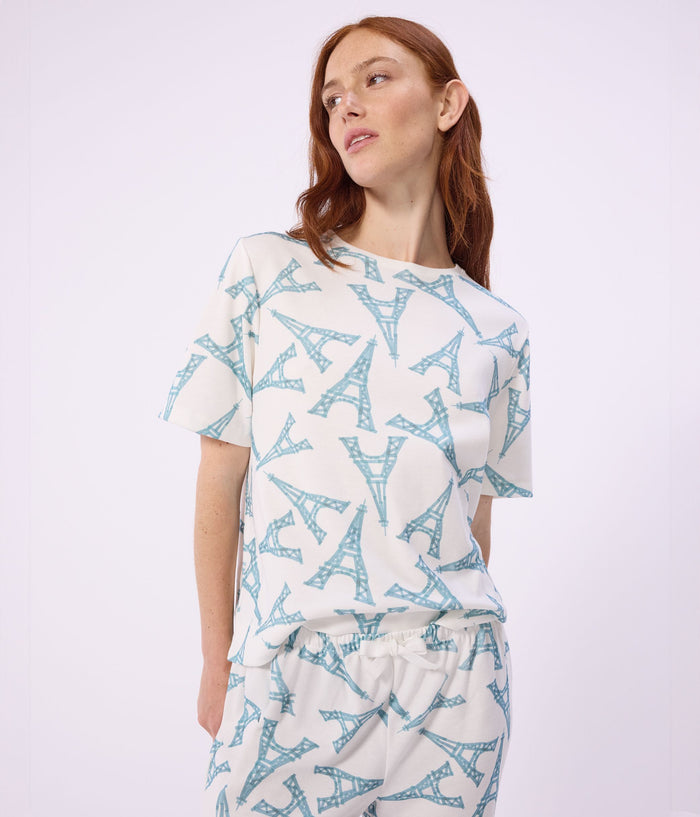 SS26 - A0F9F 01 WHITE BLUE PAJAMAS PARISIAN SPRING SUMMER 2026
