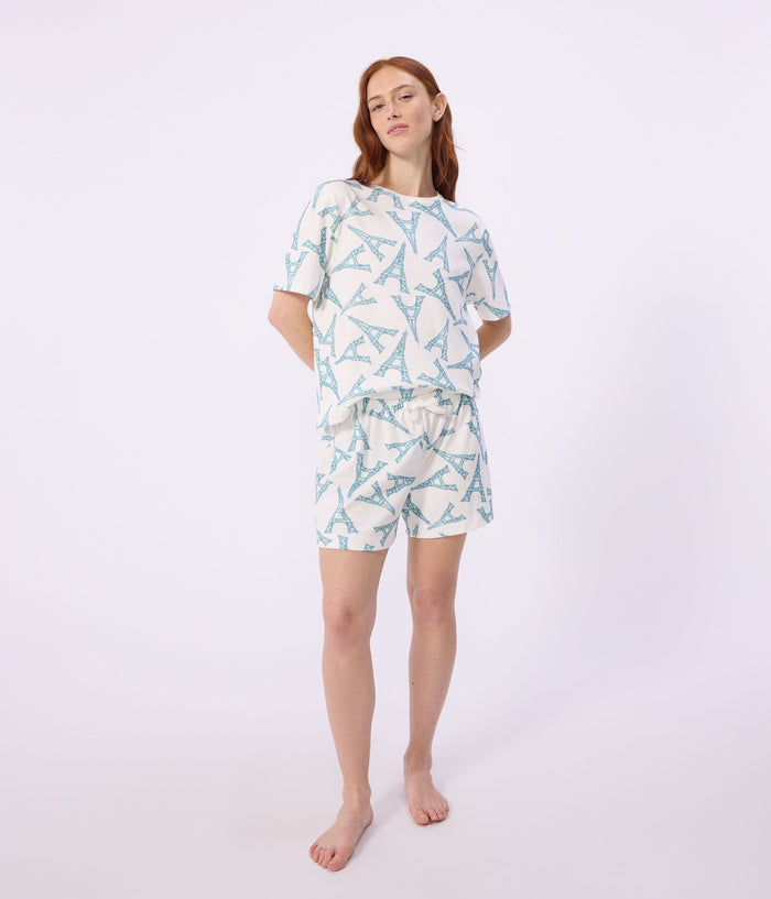 SS26 - A0F9F 01 WHITE BLUE PAJAMAS PARISIAN SPRING SUMMER 2026