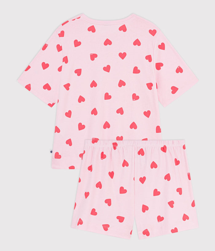 SS26 - A0F9H 01 PINK HEARTS PAJAMAS SPRING SUMMER 2026