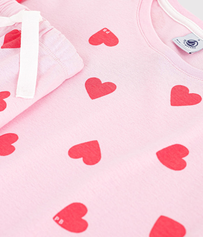 SS26 - A0F9H 01 PINK HEARTS PAJAMAS SPRING SUMMER 2026