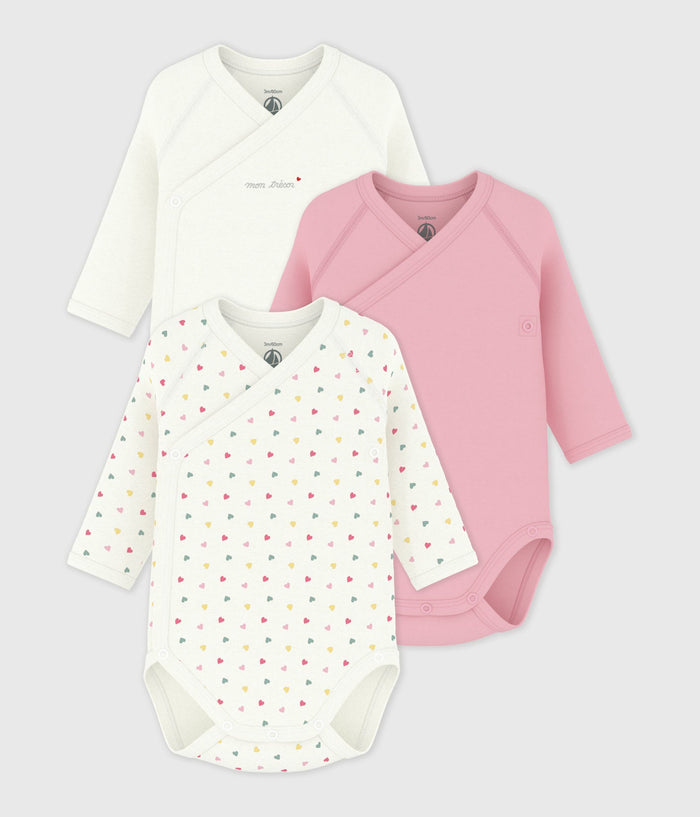 SS26 - A0FA3 00 WHITE PINK BODYSUITS GIFT HEARTS NEW ARRIVAL SPRING SUMMER 2026