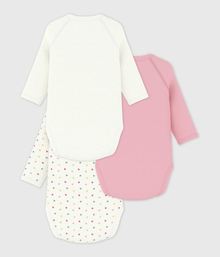 SS26 - A0FA3 00 WHITE PINK BODYSUITS GIFT HEARTS NEW ARRIVAL SPRING SUMMER 2026