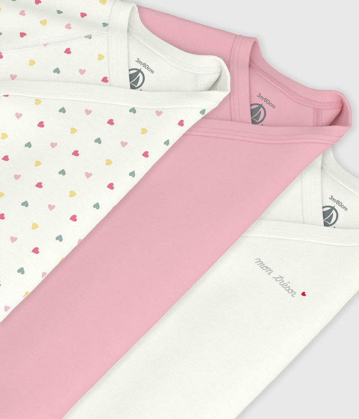 SS26 - A0FA3 00 WHITE PINK BODYSUITS GIFT HEARTS NEW ARRIVAL SPRING SUMMER 2026