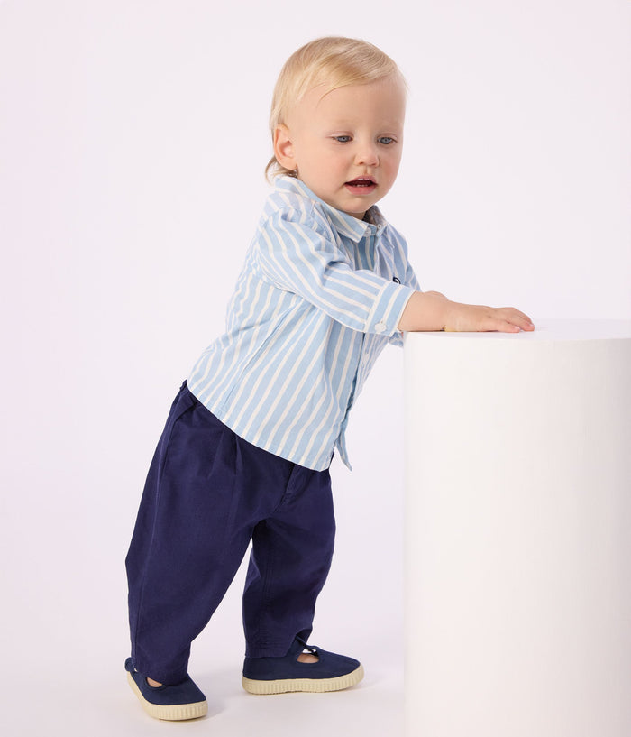 SS26 - A0FB2 09 BLUE WHITE NEW ARRIVAL SPRING SUMMER 2026 STRIPES TOPS