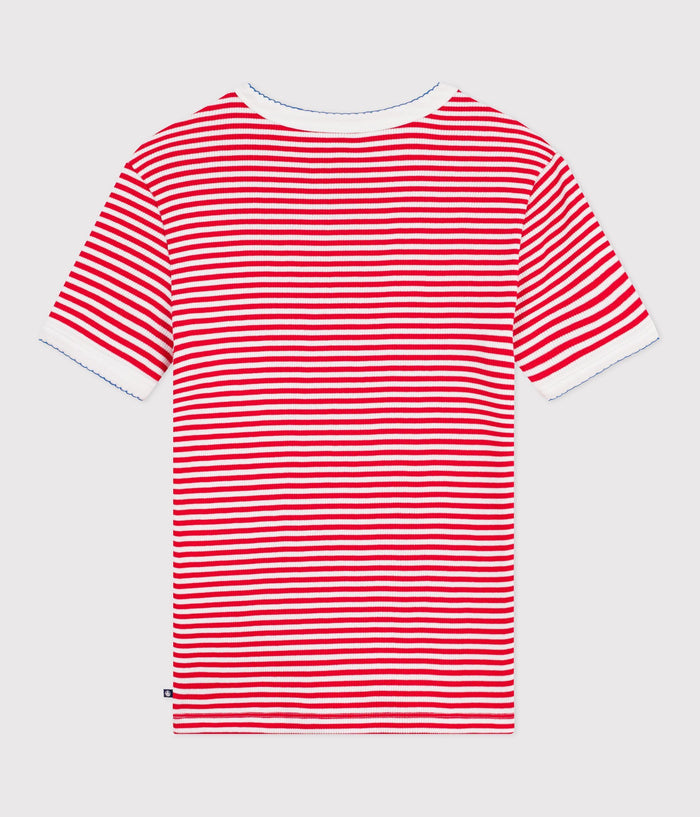 SS26 - A0FC9 02 RED WHITE SPRING SUMMER 2026 STRIPES TOPS WOMEN