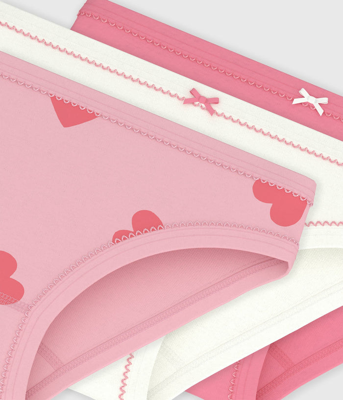 SS26 - A0FGT 00 PINK WHITE HEARTS SPRING SUMMER 2026 UNDERWEAR