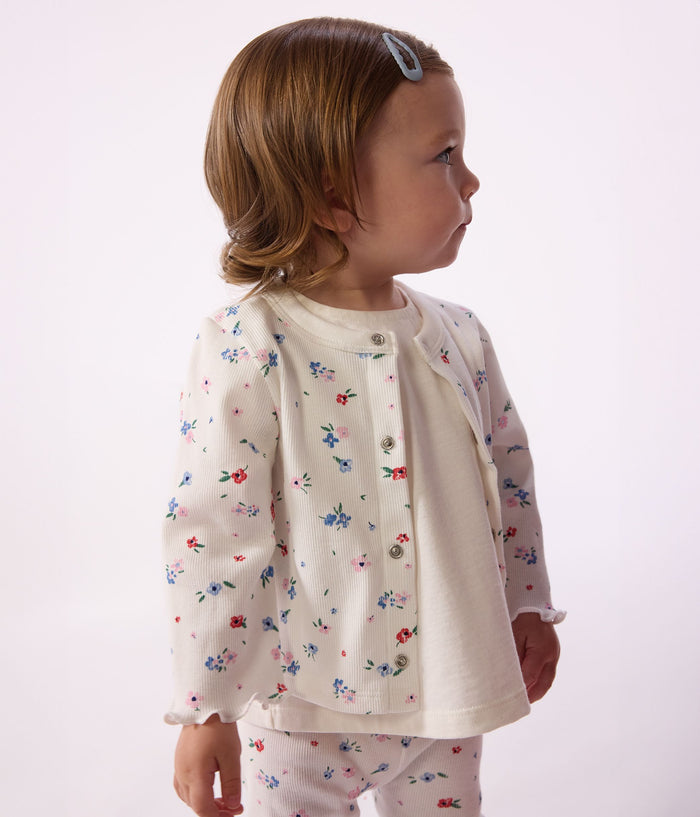 SS26 - A0FKE 01 WHITE MULTI FLORAL NEW ARRIVAL SPRING SUMMER 2026 TOPS