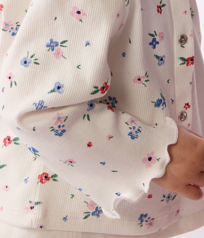 SS26 - A0FKE 01 WHITE MULTI FLORAL NEW ARRIVAL SPRING SUMMER 2026 TOPS