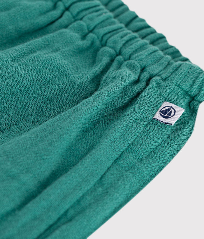 SS26 - A0FMZ 03 GREEN BABY BOTTOMS NEW ARRIVAL SPRING SUMMER 2026