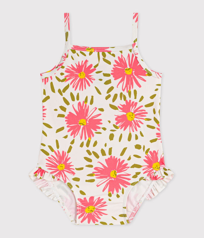 SS26 - A0FNQ 01 WHITE MULTI BABY FLORAL NEW ARRIVAL SPRING SUMMER 2026 SWIMWEAR