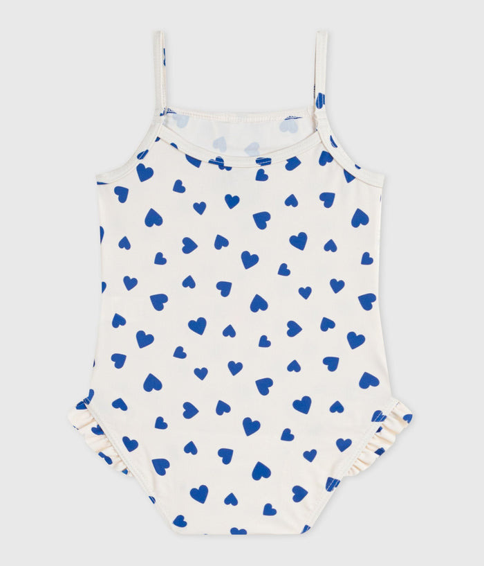 SS26 - A0FNS 01 WHITE BLUE BABY HEARTS NEW ARRIVAL SPRING SUMMER 2026 SWIMWEAR