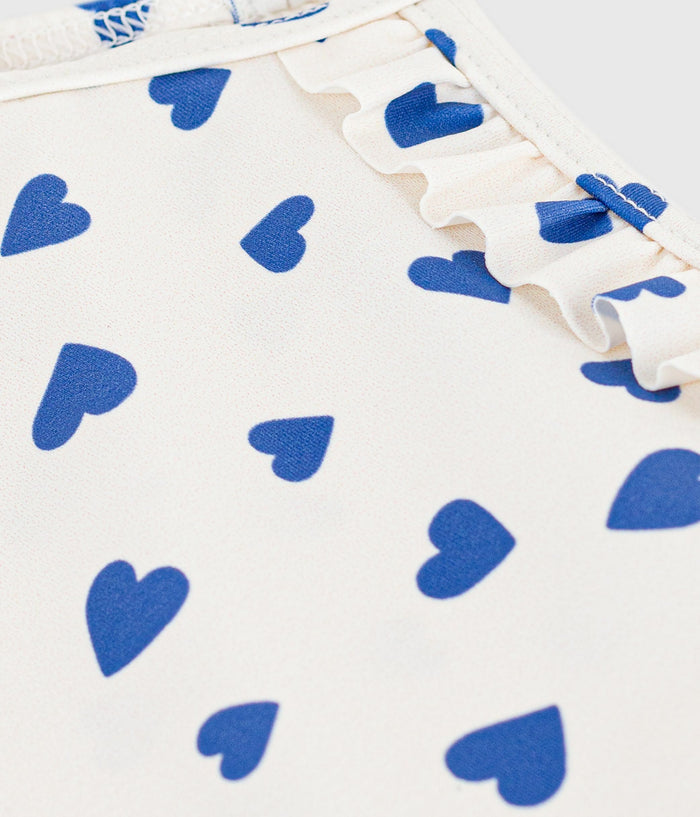 SS26 - A0FNS 01 WHITE BLUE BABY HEARTS NEW ARRIVAL SPRING SUMMER 2026 SWIMWEAR