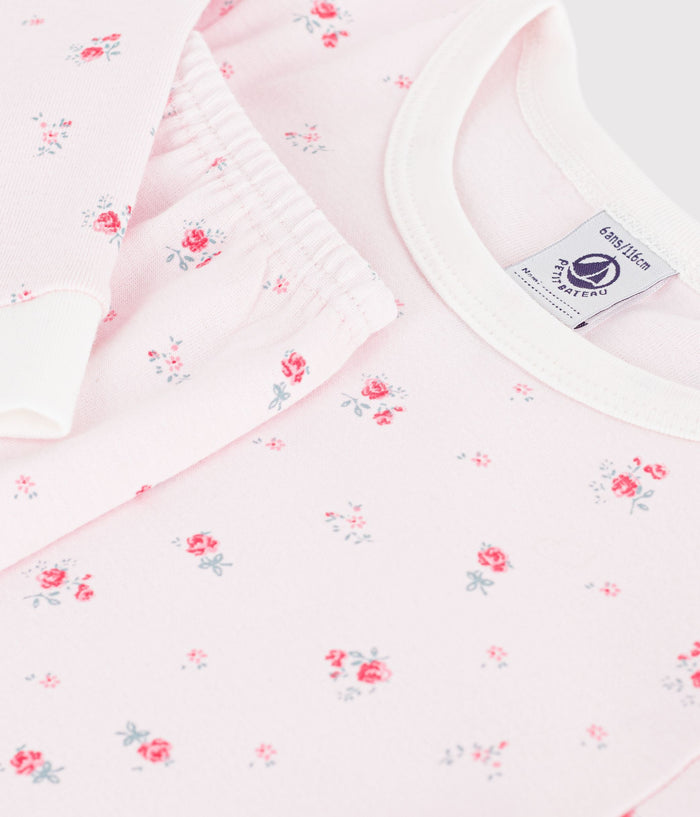 SS26 - A0FP9 01 PINK FLORAL NEW ARRIVAL PAJAMAS SPRING SUMMER 2026
