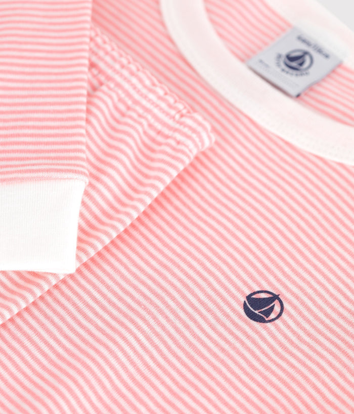 SS26 - A0FPB 01 PINK WHITE NEW ARRIVAL PAJAMAS SPRING SUMMER 2026 STRIPES