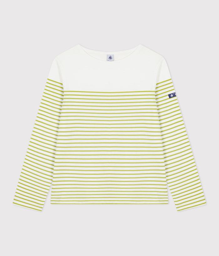 SS26 - A0FPC 03 WHITE GREEN STRIPES TOPS