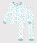SS26 - A0FPE 01 WHITE TEAL NEW ARRIVAL PAJAMAS PARISIAN SPRING SUMMER 2026