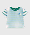 SS26 - A0FPH 01 WHITE MULTI BABY NEW ARRIVAL SPRING SUMMER 2026 STRIPES TOPS