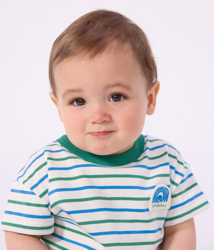 SS26 - A0FPH 01 WHITE MULTI BABY NEW ARRIVAL SPRING SUMMER 2026 STRIPES TOPS