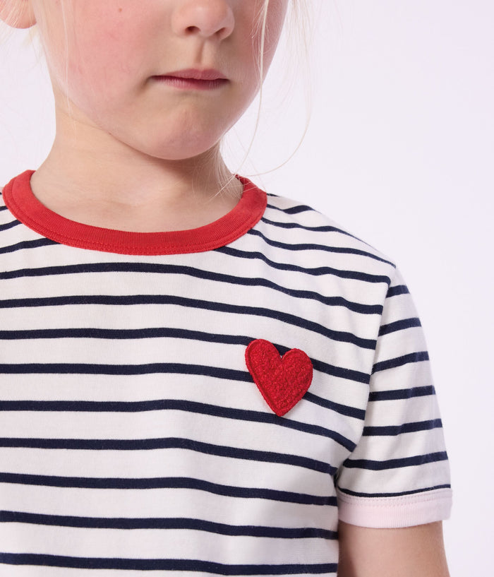 SS26 - A0FR1 01 WHITE NAVY HEARTS NEW ARRIVAL SPRING SUMMER 2026 STRIPES TOPS