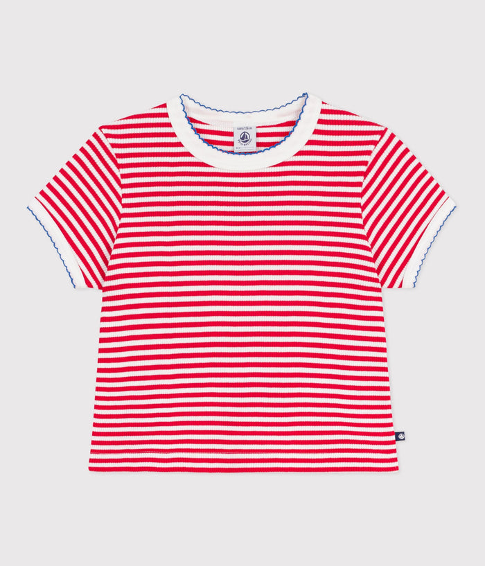 SS26 - A0FR3 01 WHITE RED NEW ARRIVAL SPRING SUMMER 2026 STRIPES TOPS