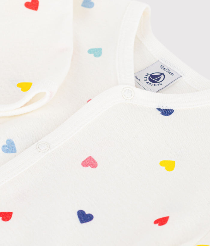 SS26 - A0FR9 01 WHITE MULTI HEARTS NEW ARRIVAL SPRING SUMMER 2026