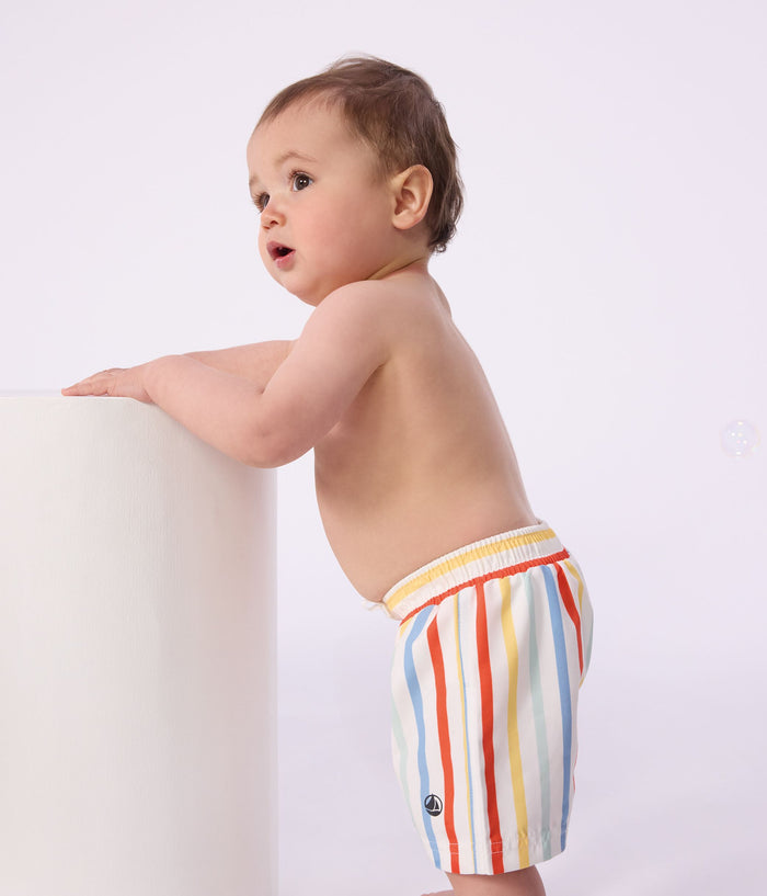 SS26 - A0FSN 01 WHITE MULTI SPRING SUMMER 2026 STRIPES SWIMWEAR