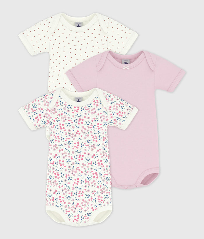 SS26 - A0FT2 00 PINK MULTI BODYSUITS FLORAL HEARTS NEW ARRIVAL SPRING SUMMER 2026