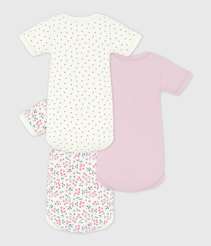 SS26 - A0FT2 00 PINK MULTI BODYSUITS FLORAL HEARTS NEW ARRIVAL SPRING SUMMER 2026