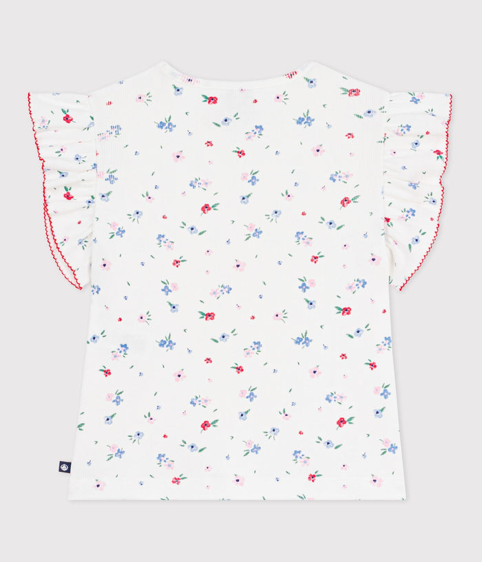 SS26 - A0FTG 01 WHITE MULTI FLORAL NEW ARRIVAL SPRING SUMMER 2026 TOPS