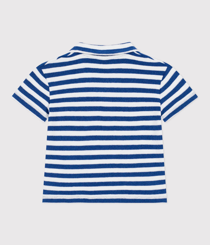 SS26 - A0FTL 01 WHITE BLUE BOY NEW ARRIVAL SPRING SUMMER 2026 STRIPES TOPS