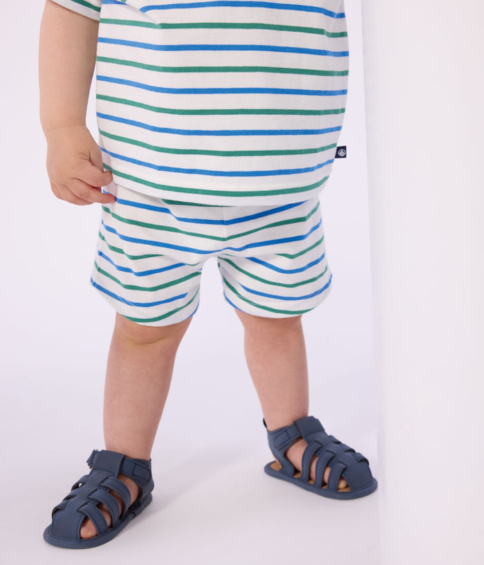 SS26 - A0FV1 01 WHITE MULTI BABY BOTTOMS NEW ARRIVAL SPRING SUMMER 2026 STRIPES