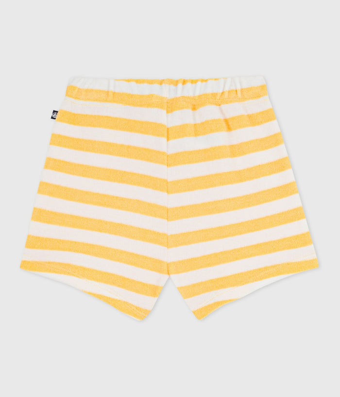 SS26 - A0FV2 01 YELLOW WHITE BABY BOTTOMS NEW ARRIVAL SPRING SUMMER 2026 STRIPES