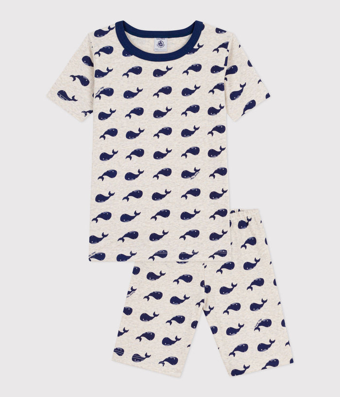 SS26 - A0FVA 01 OATMEAL NAVY NEW ARRIVAL PAJAMAS SAILOR SPRING SUMMER 2026
