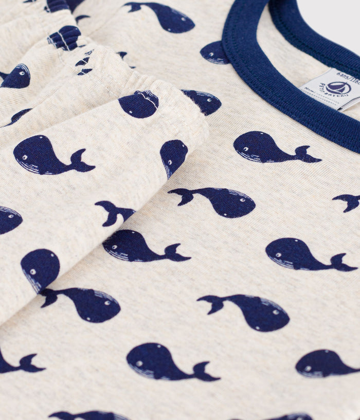 SS26 - A0FVA 01 OATMEAL NAVY NEW ARRIVAL PAJAMAS SAILOR SPRING SUMMER 2026