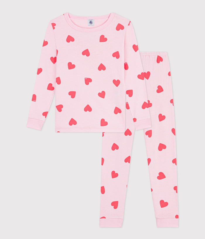 SS26 - A0FVF 01 PINK HEARTS NEW ARRIVAL PAJAMAS SPRING SUMMER 2026