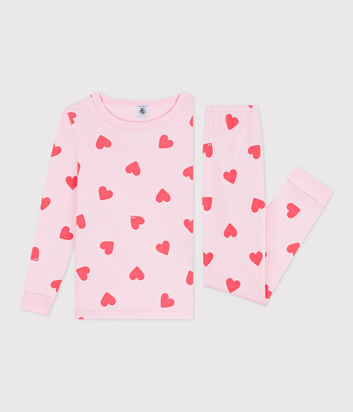 SS26 - A0FVF 01 PINK HEARTS NEW ARRIVAL PAJAMAS SPRING SUMMER 2026