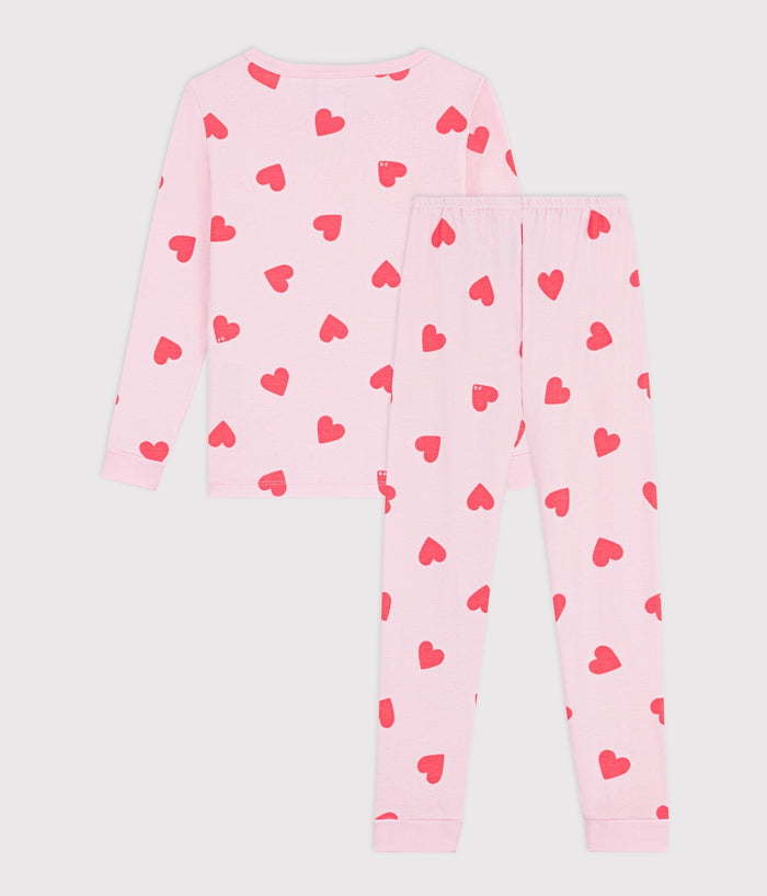 SS26 - A0FVF 01 PINK HEARTS NEW ARRIVAL PAJAMAS SPRING SUMMER 2026