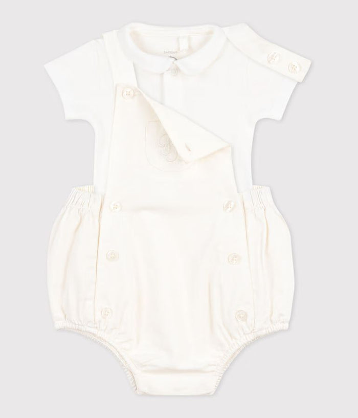SS26- A0F17 00 ECRU BABY BODYSUITS NEWBORN SETS SPRING SUMMER 2026