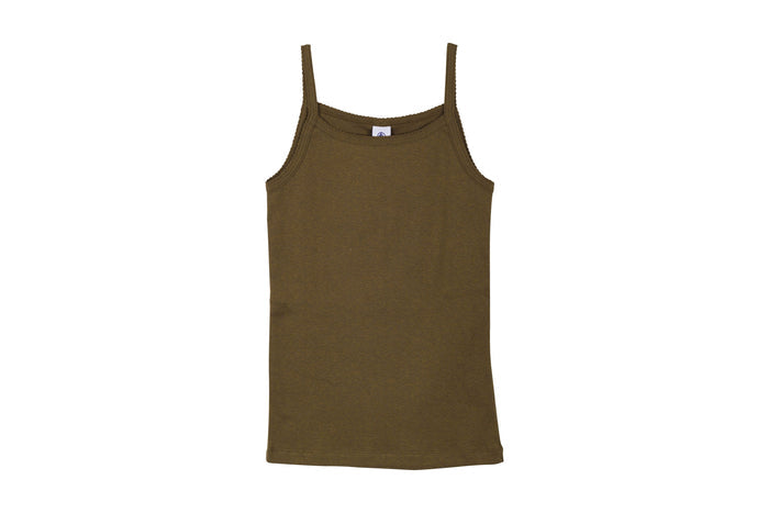 SS26 57815 07 OLIVE GREEN SPRING SUMMER 2026 TOPS WOMEN