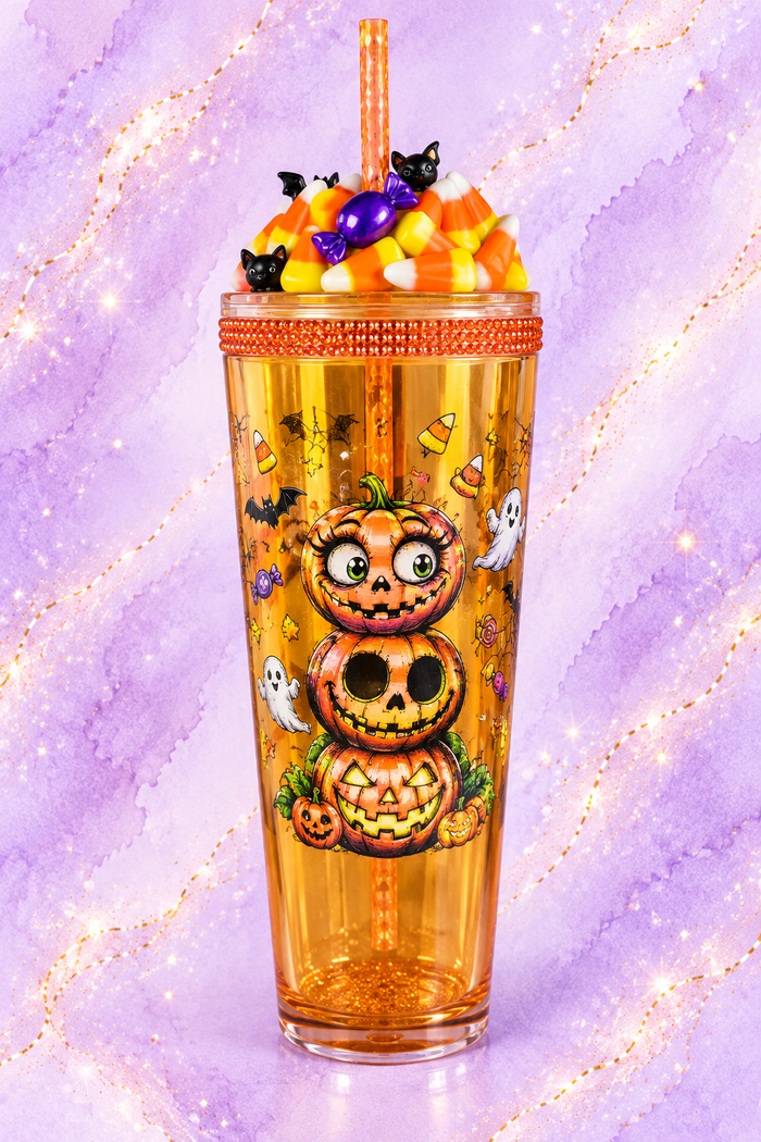 Stacked Pumpkin Halloween - 24 oz