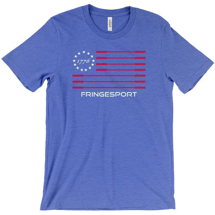 Stars & Bars Blue Unisex T-Shirt (7281535418415)