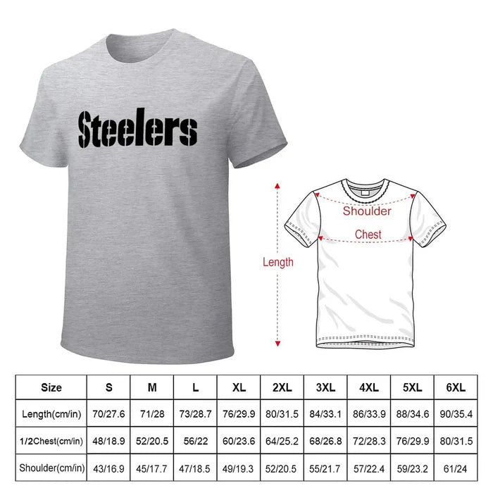 Steelers T-Shirt sweat shirt plus size tops t shirt for men