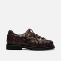 Summit Brown Woven Leather Hiker Shoe